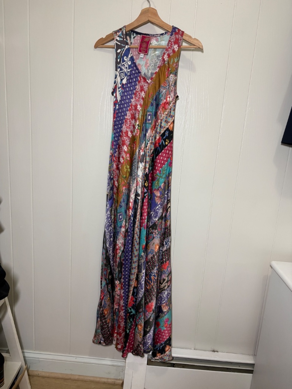 JOHNNY WAS TREBLE BIAS DRESS XS - Picture 10 of 10